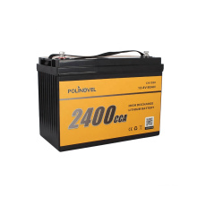Polinovel 2400CCA Power Start 12v Ion Starter Lithium Marine Cranking Battery